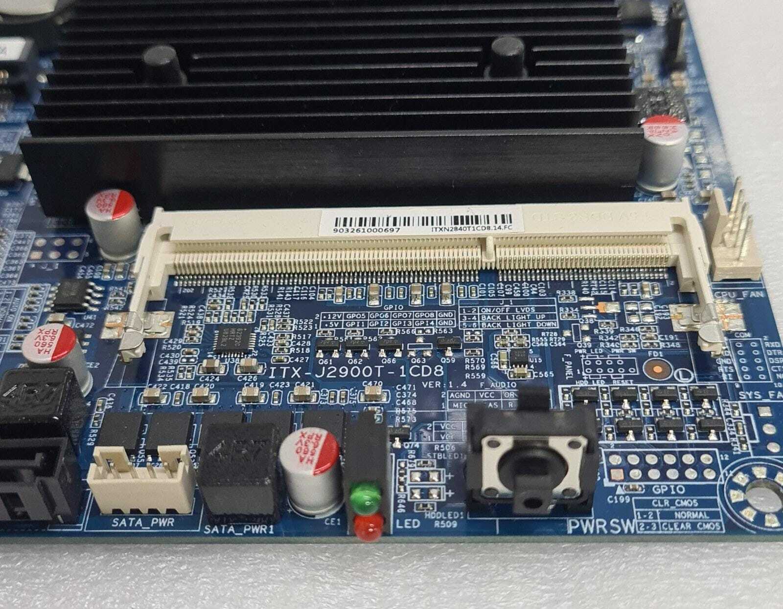 ITX-N2840T-1CD8 ITX-J2900T-1CD8 Power Motherboard