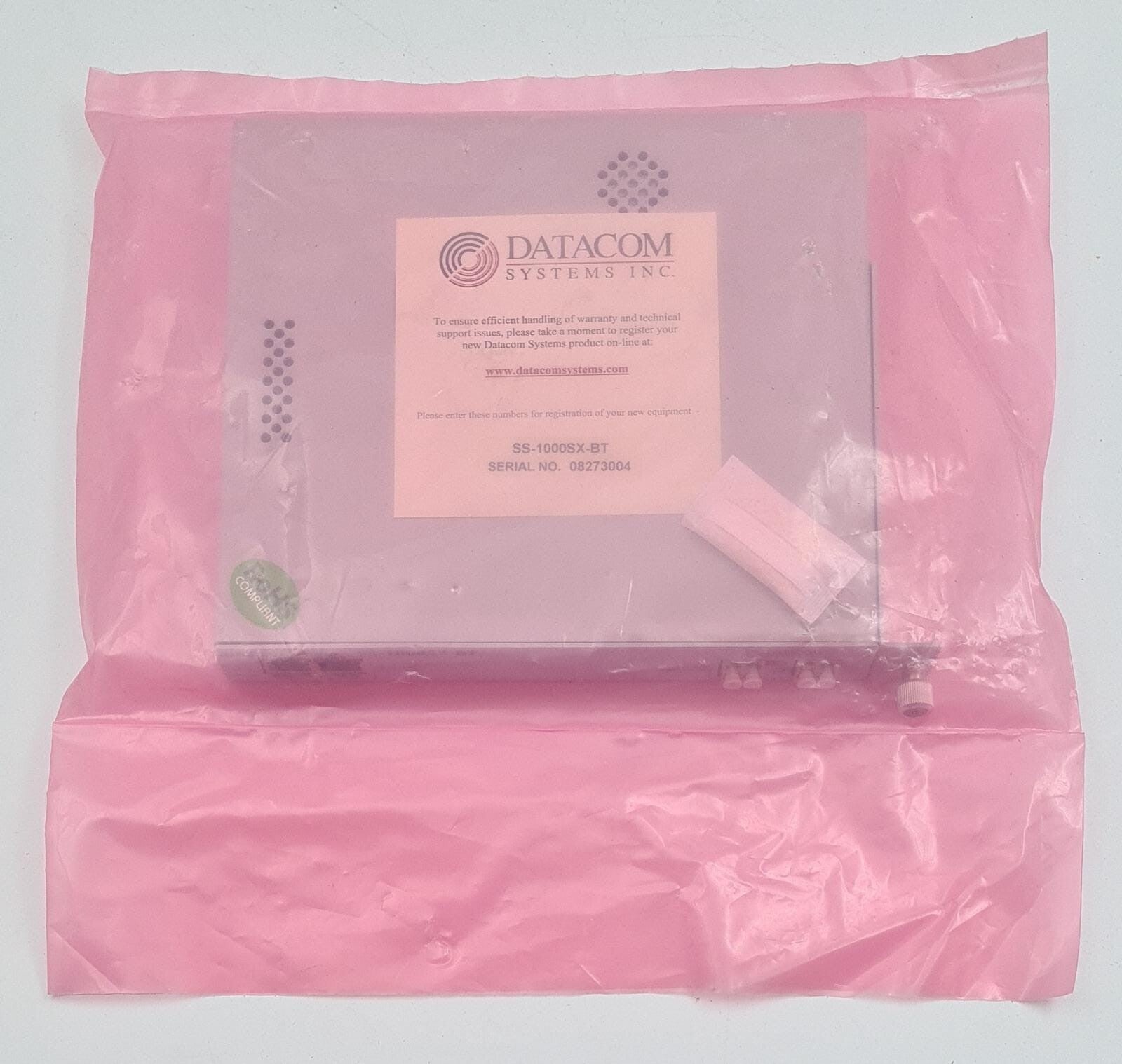 NEW- DATACOM SINGLE Stream SS-1000SX-BT TAP SPLITTER 10MB LAN, 100MB LAN, GigE