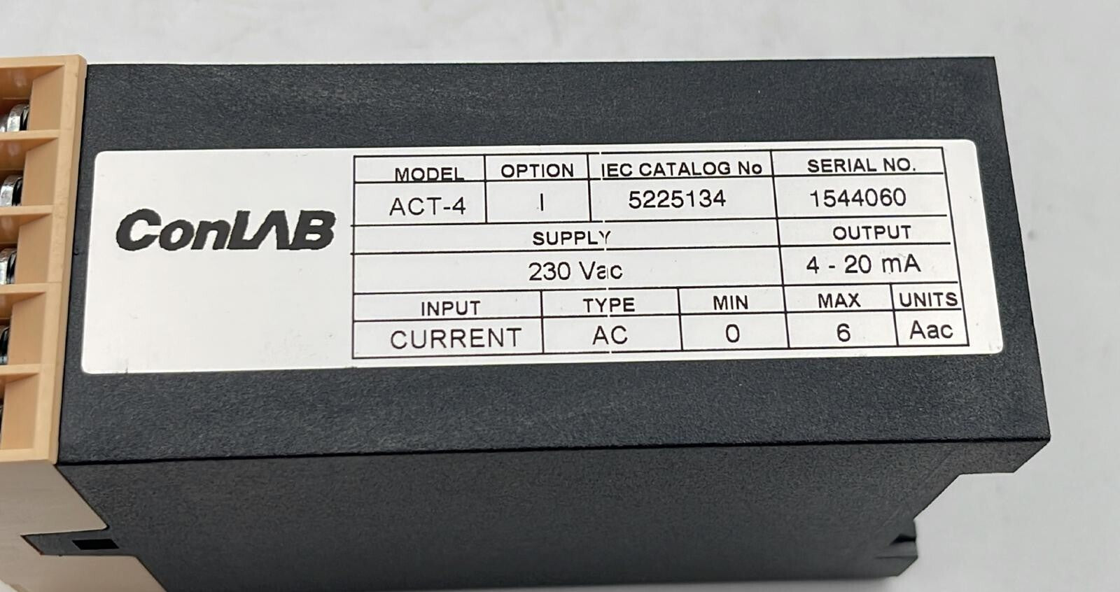 NEW - ConLAB ACT-4 Isolated AC Transmitter 230V