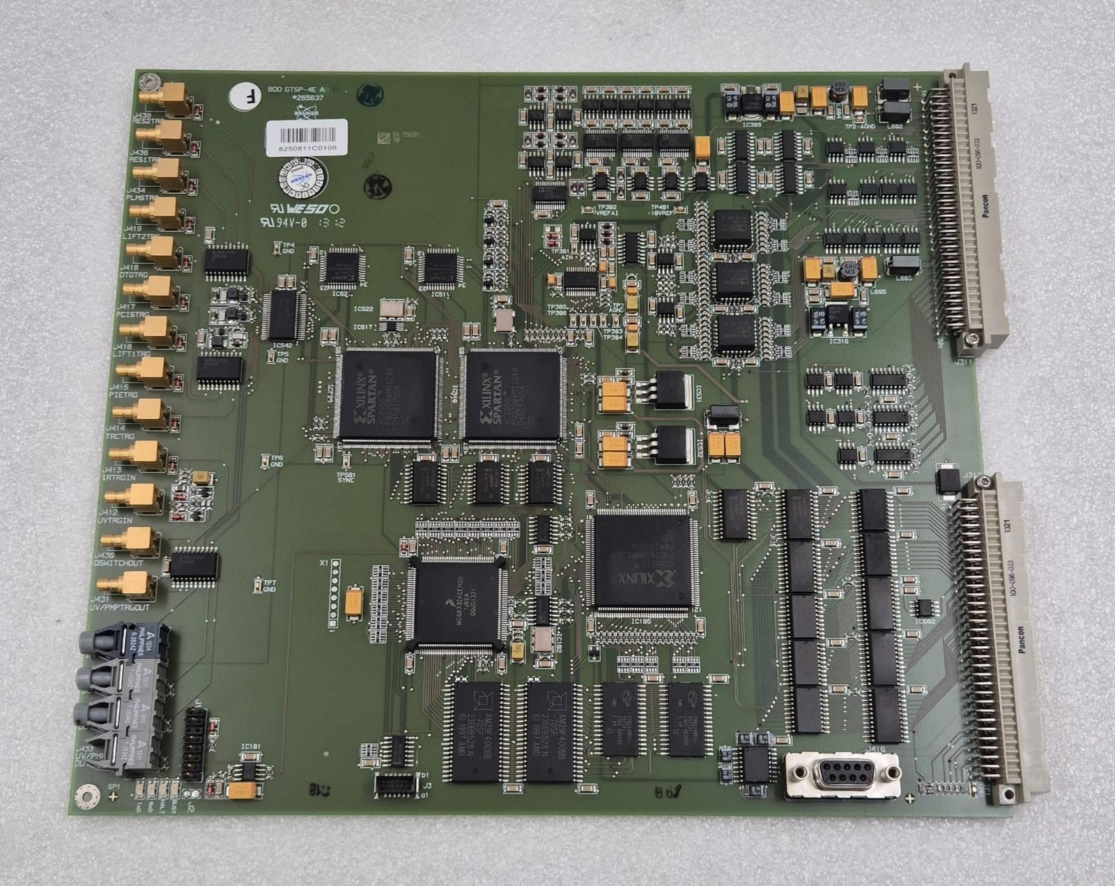 Bruker Microflex BDD GTSP-4E 265637 PCB BOARD COMMUNICATION CARD