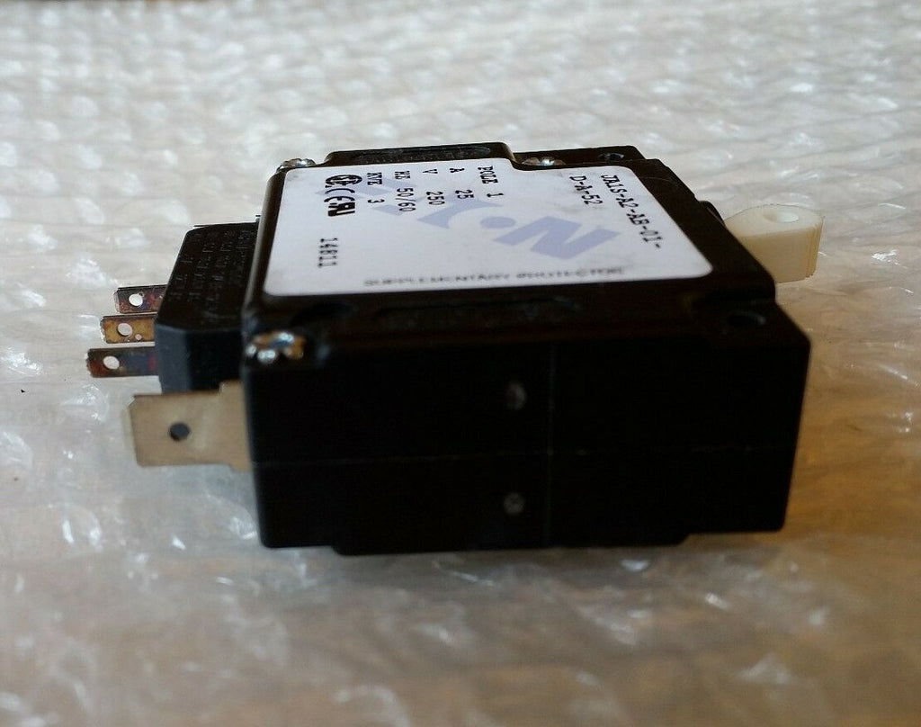 Eaton Circuit Breaker JA1S-A2-AB-01-D-A-52 1-Pole 25A 250V 50/60 HZ KVE 3 14811