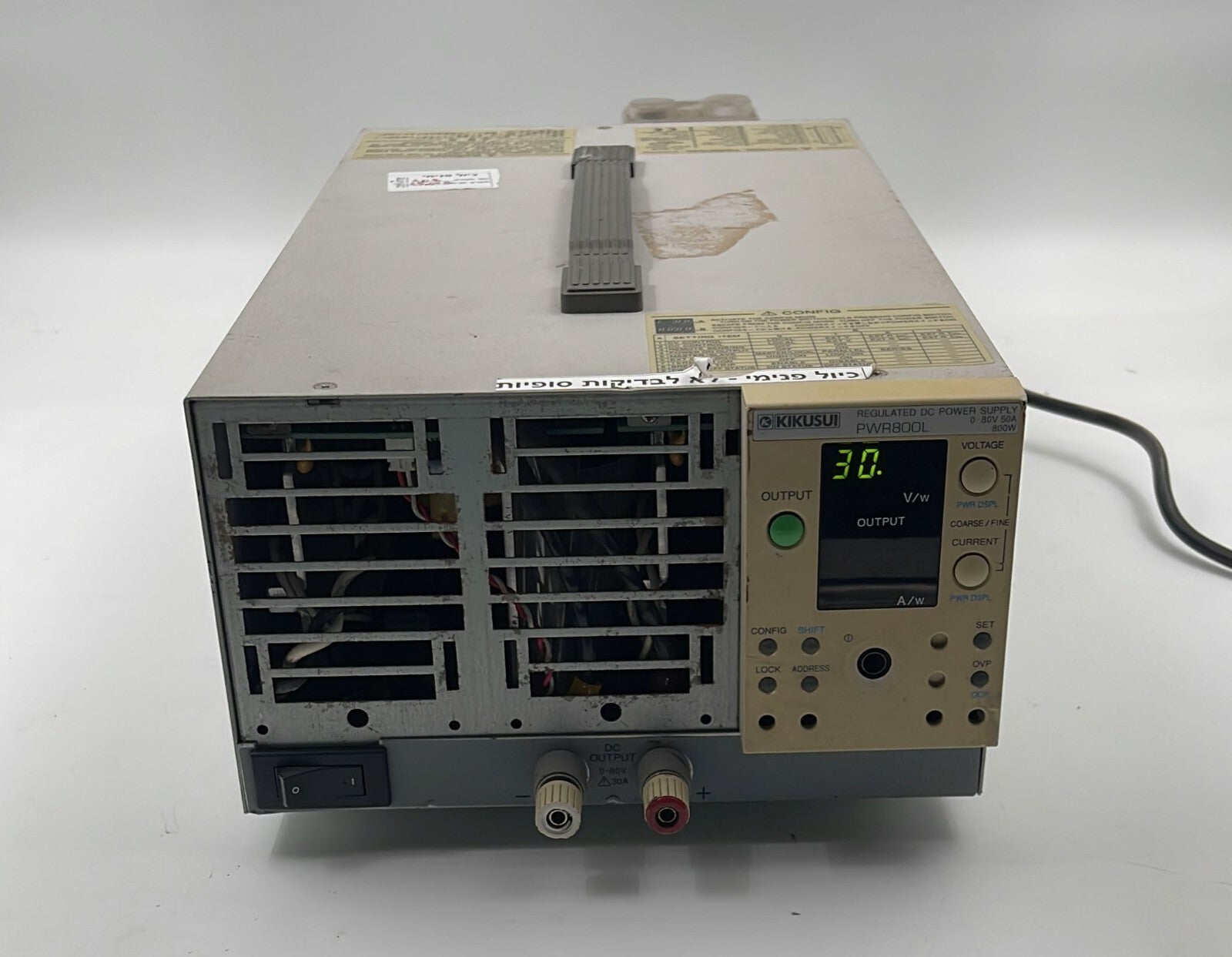 Kikusui PWR800L Programmable Regulated DC Power Supply 0-80v 50A 800W