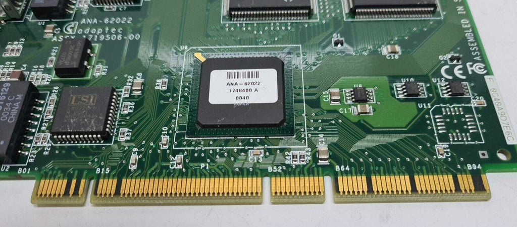 ADAPTEC ANA- 62022 Assy 1719506- 00 PCI Network Interface Card (NIC)