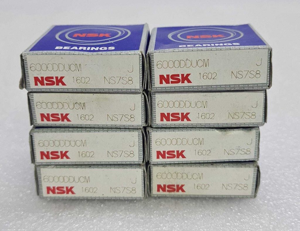 [LOT OF 4] NSK Bearings 6000DDUCM NS7S8 Ball Bearing Deep Groove - NEW Sealed