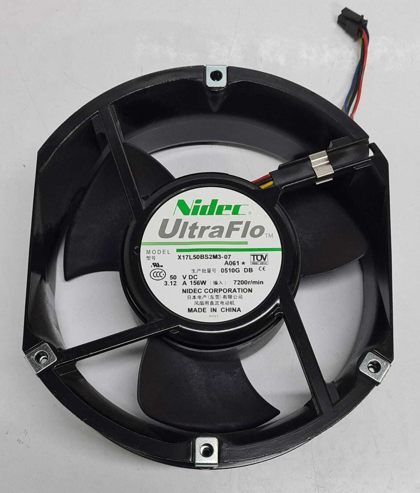 Nidec Ultraflo X17L50BS2M3-07 Axial Cooling Fan 50V 3.12 A 156W 7200 r/min
