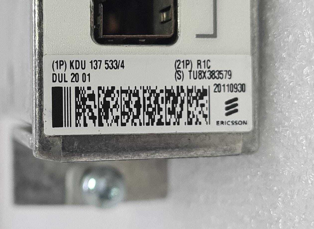 Ericsson KDU 137 533/4 DUL 20 01 R1C LTE Baseband Digital Unit for RBS
