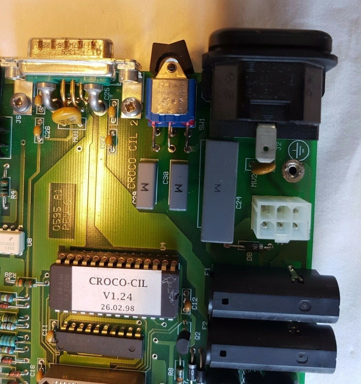 Pvc Circuit board Croco Cil 2 0595 A1 Rev 4 Ds E0527 94V 0