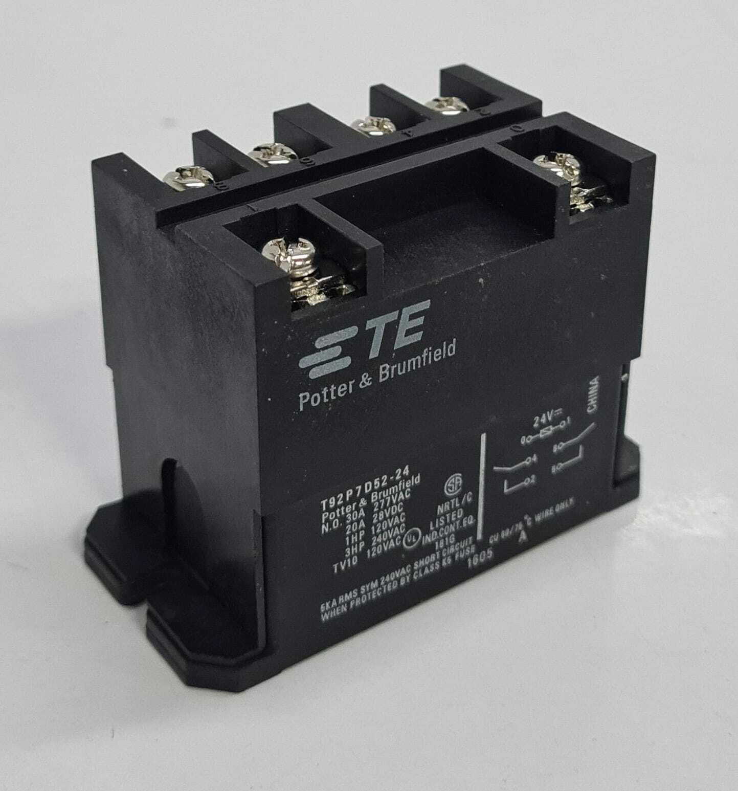 [LOT OF 7] NEW - Potter & Brumfield TE CONNECTIVITY T92P7D52-24 POWER RELAY