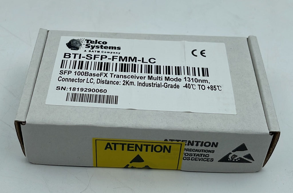 BTI-SFP-FMM-LC 100M - SFP 100BaseLX Transceiver Multi Mode 1310nm