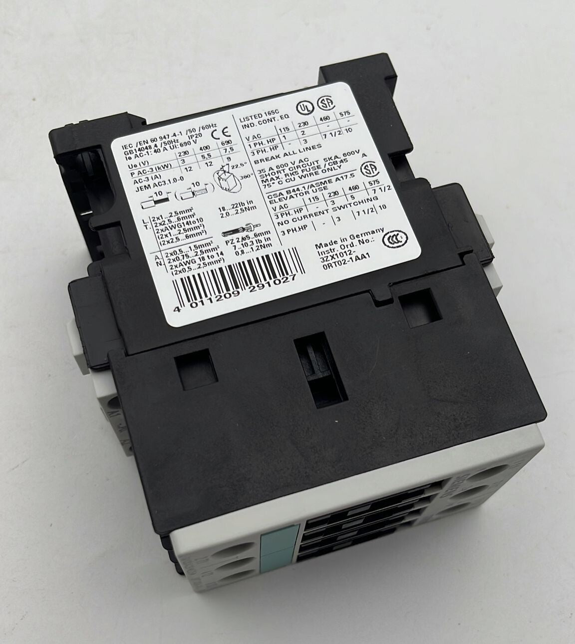 [LOT OF 10] **NEW** Siemens 3RT1024-1AP00 Auxiliary contactor 230V 50Hz