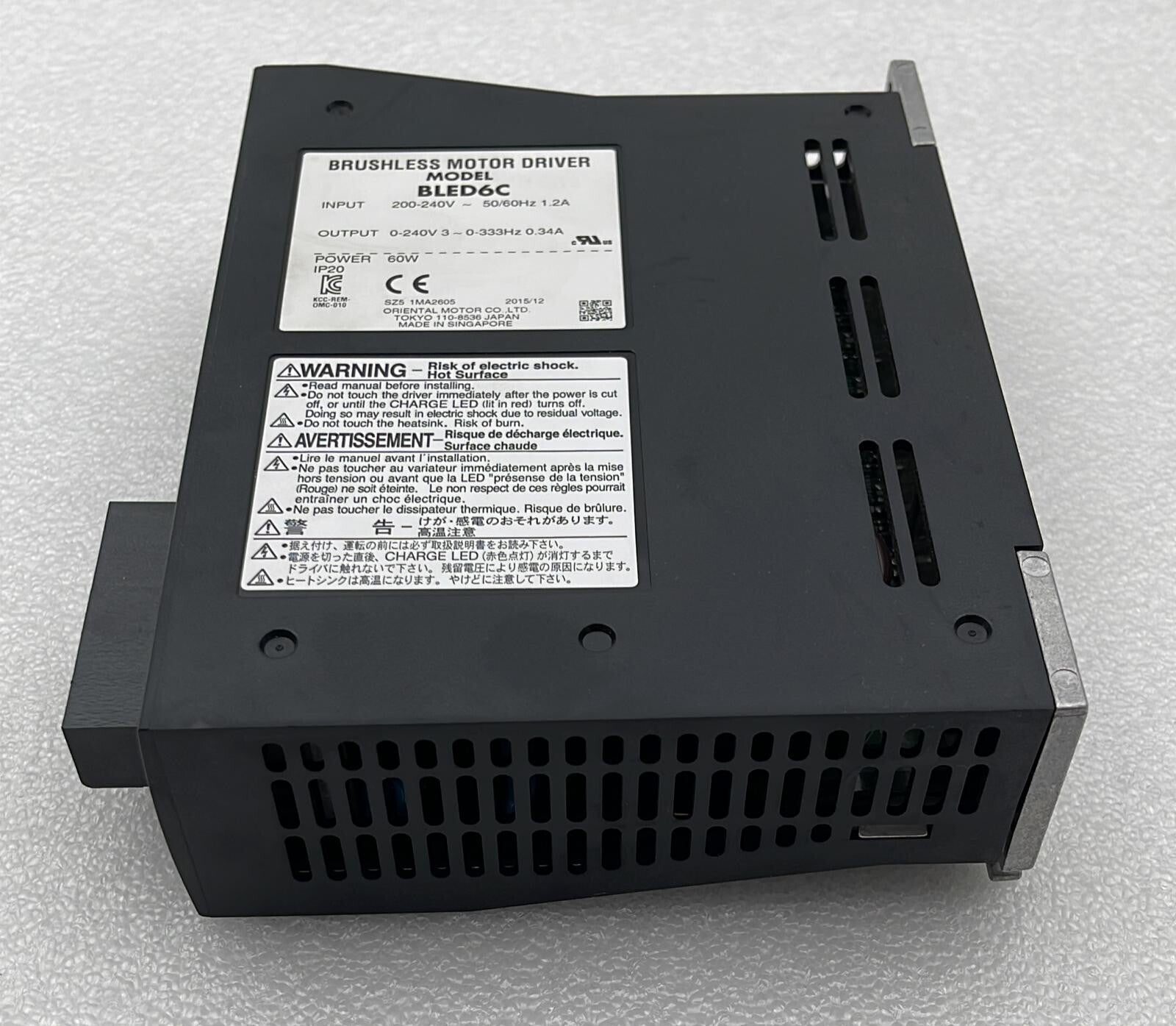 Oriental Brushless Motor Driver BLED6C 60W