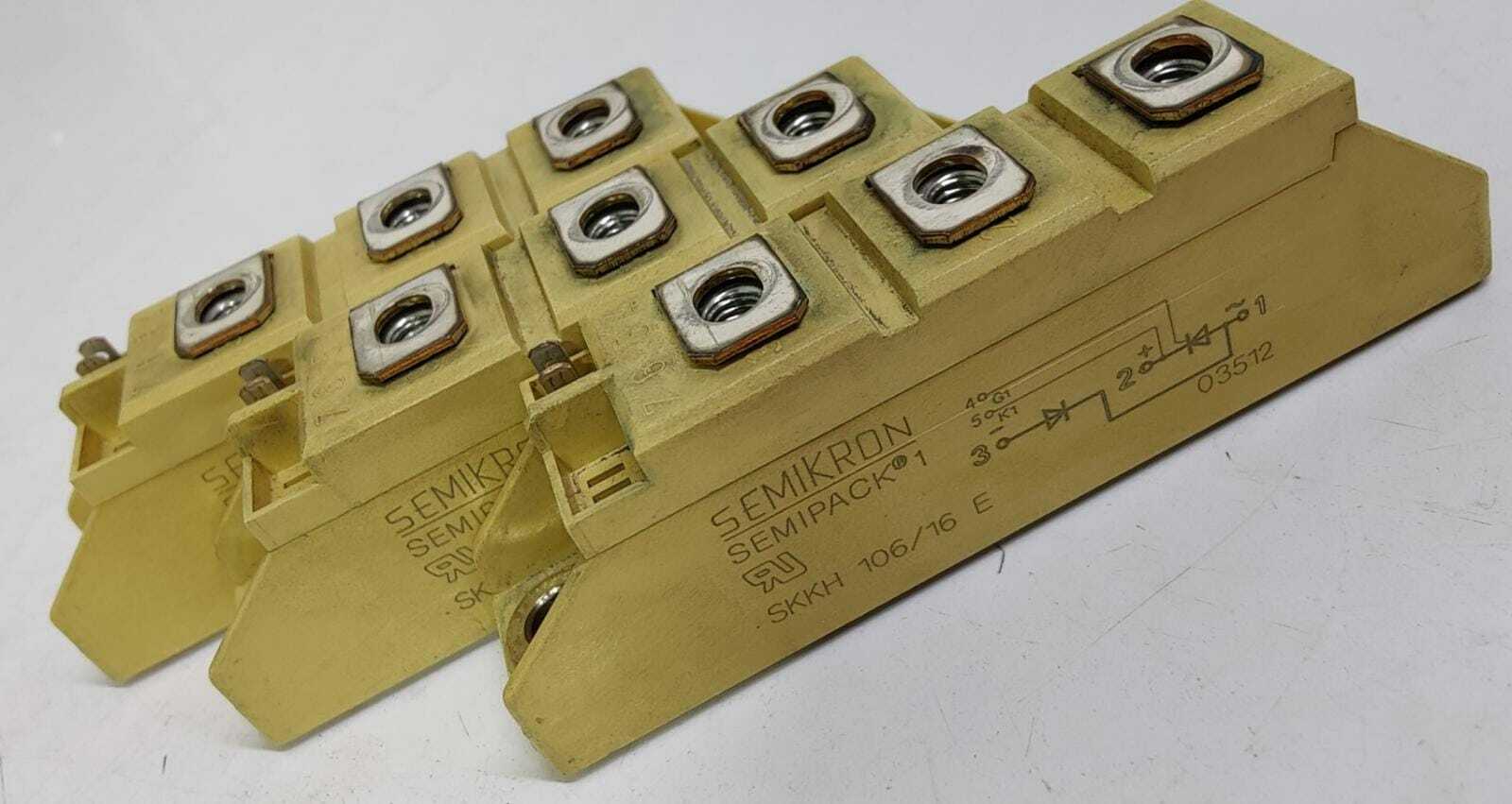 [LOT OF 3] SEMIKRON Semipack SKKH SKKH10616E 106/16E