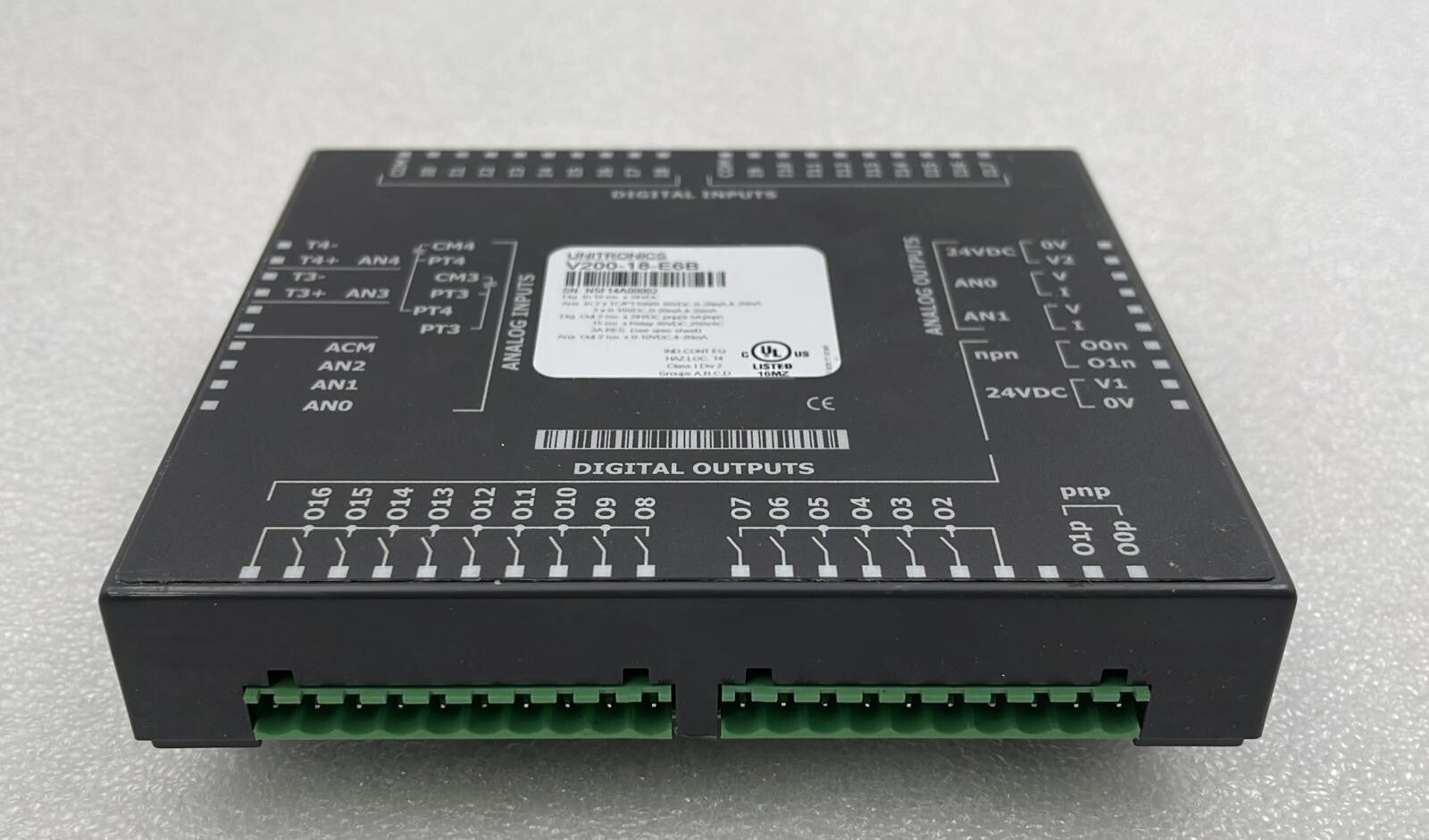 Unitronics V200-18-E6B SNAP in I/O Digital Module **AS IS