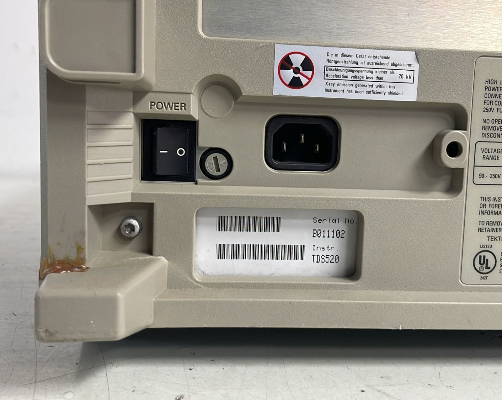 Tektronix TDS 520 Two-Channel Digital Oscilloscope 500MHz 500MS/s