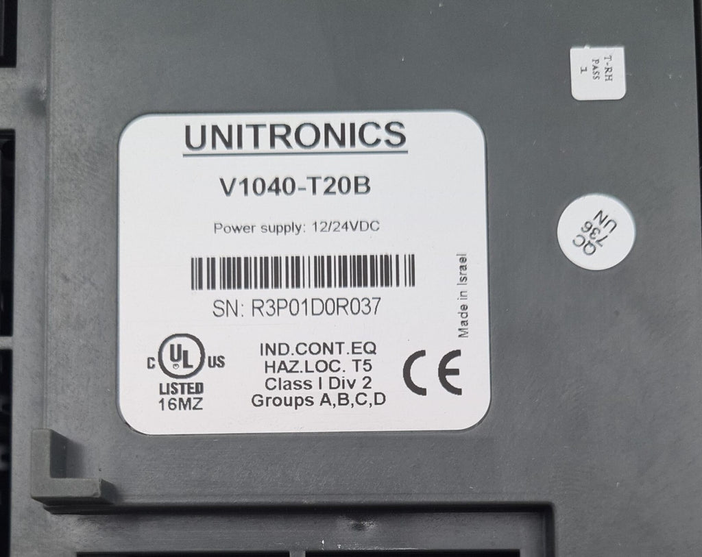 UNITRONICS V1040-T20B Vision 10.4