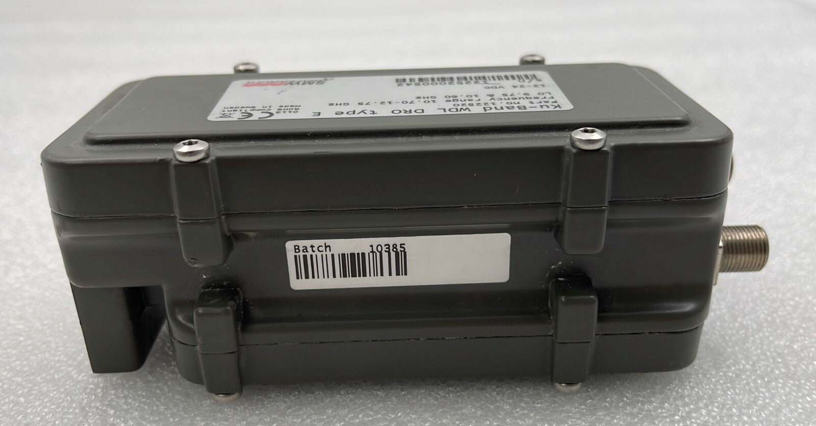 SMW Microwave Ku-Band WDL DRO type E 122520 10.7-12.75 GHz