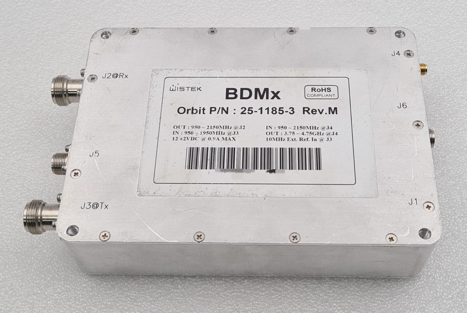 WISTEK BDMx Module for ORBIT Marine P/N 25-1185-3 Rev. M