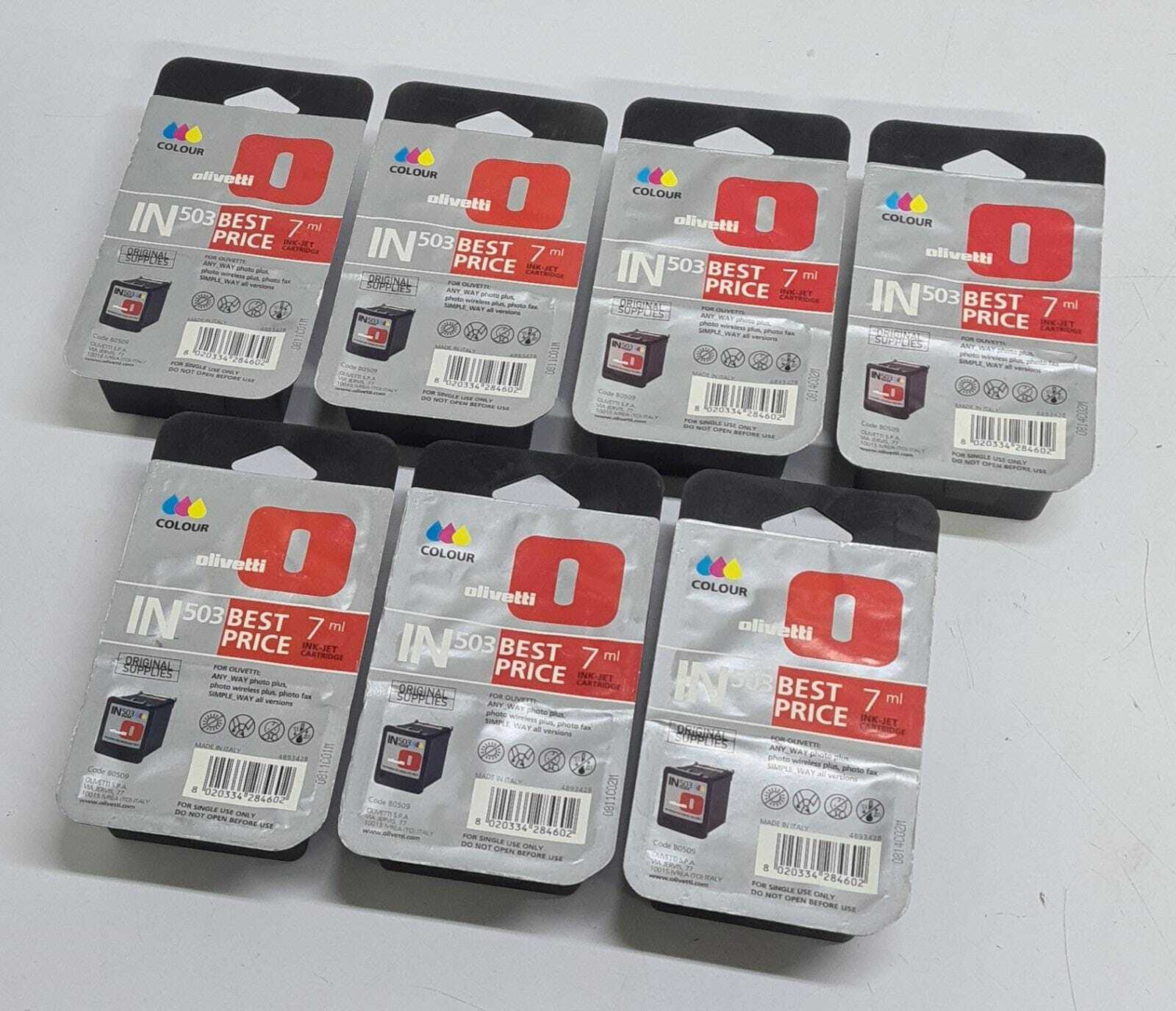 [LOT OF 7] NEW OEM Olivetti IN503 Color B0509 ANY_WAY Photo Plus Wireless fax