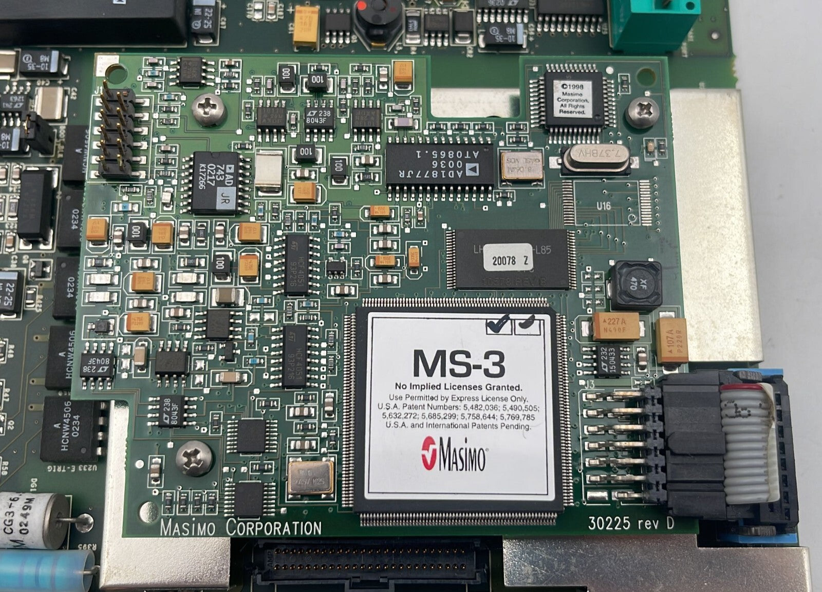 DataScope Passprot 2 MotherBoard CPU 0670-00-0739-01 W/ Masimo 30225