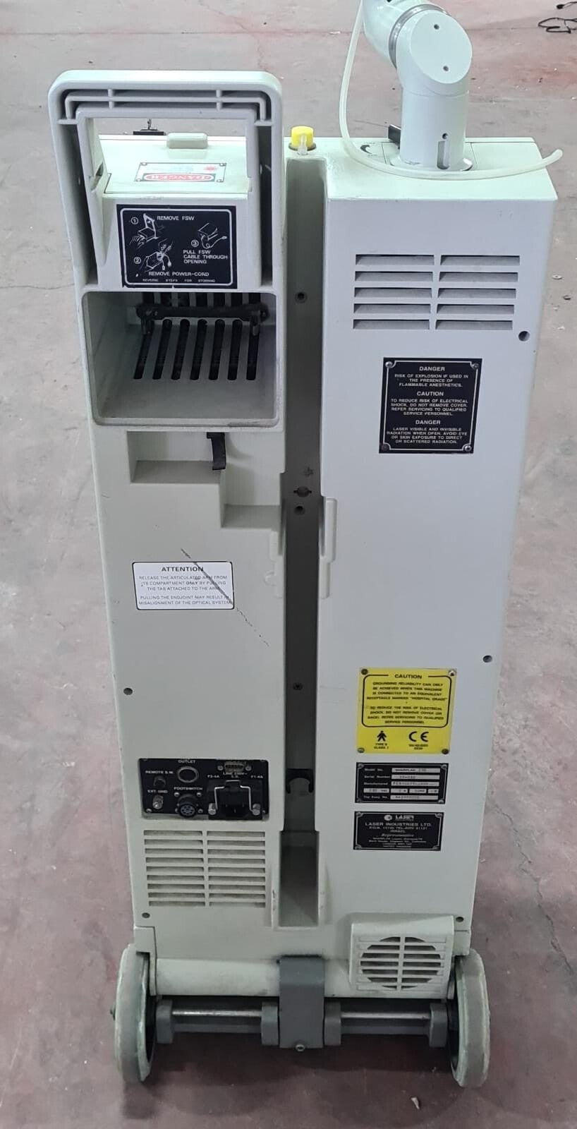 Laser Industries LTD Lumenis Sharplan Surgicenter 20C System 20W 230V **AS-IS