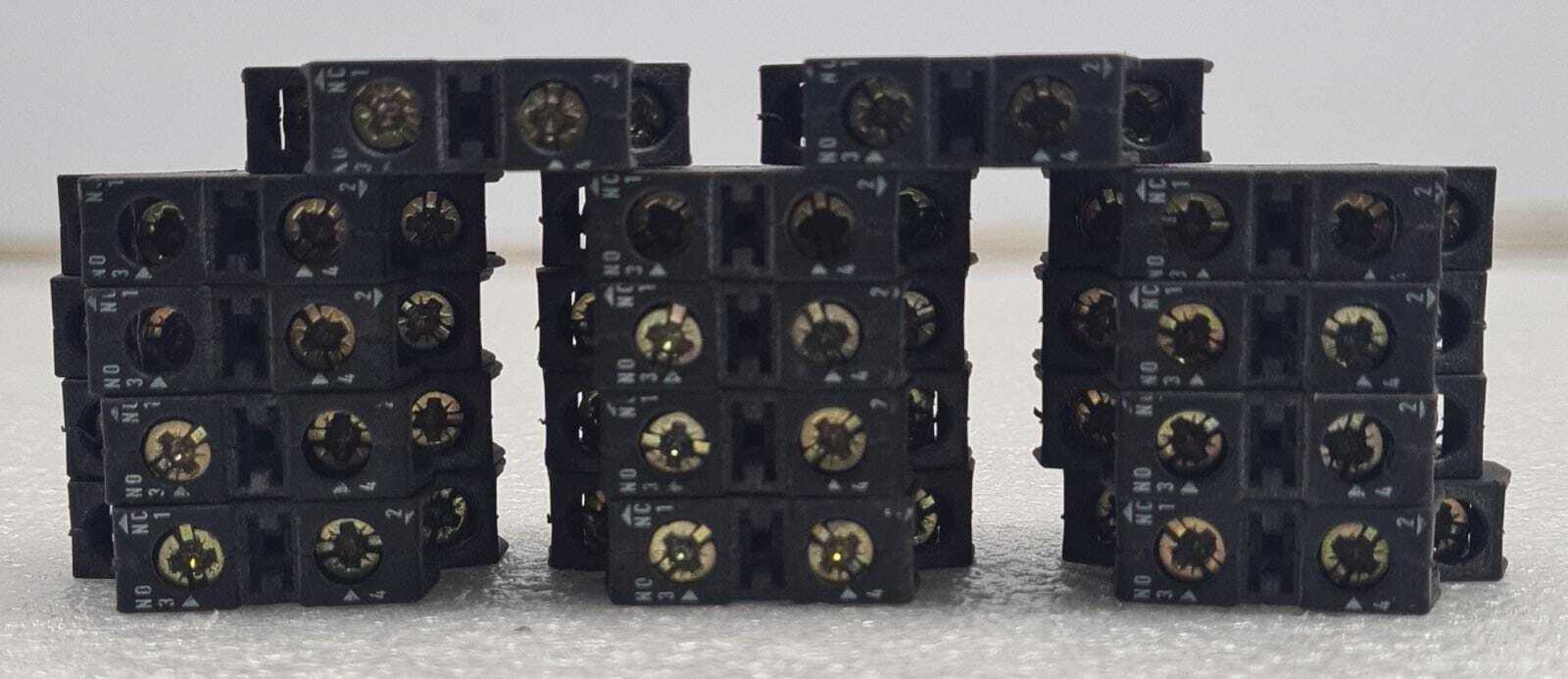 [LOT OF 14] KLOCKNER MOELLER CONTACT BLOCK E C11 VDE 0660 IEC 337