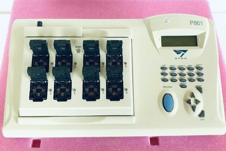 STAG Programmer P801 High Speed EPROM Gang Multi Socket Chip Production G882