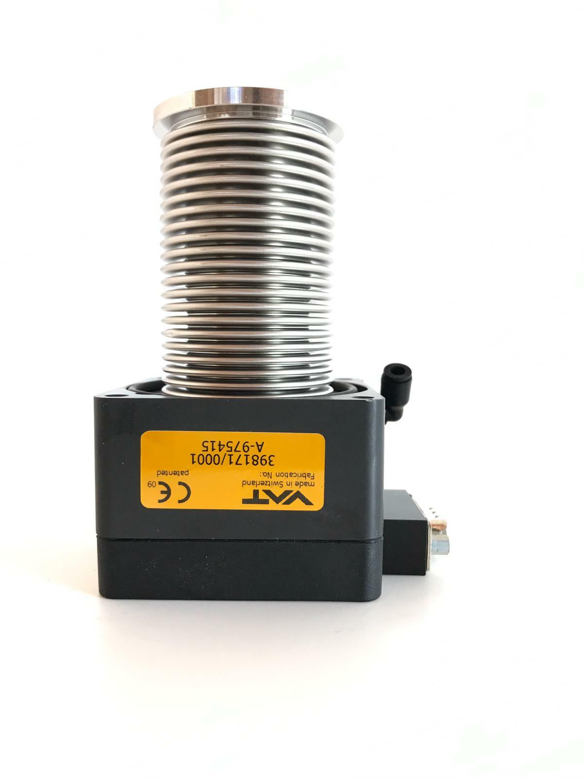 Vat Valve 398171/0001 With Pneumatic Nc Actuator And 9 Way D Sub Plug Connector