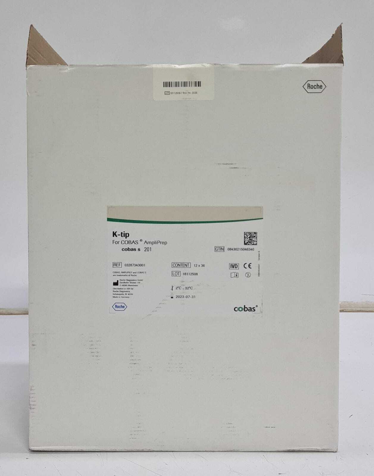 [LOT OF 5] NEW- ROCHE 03287343001 K-tip For COBAS