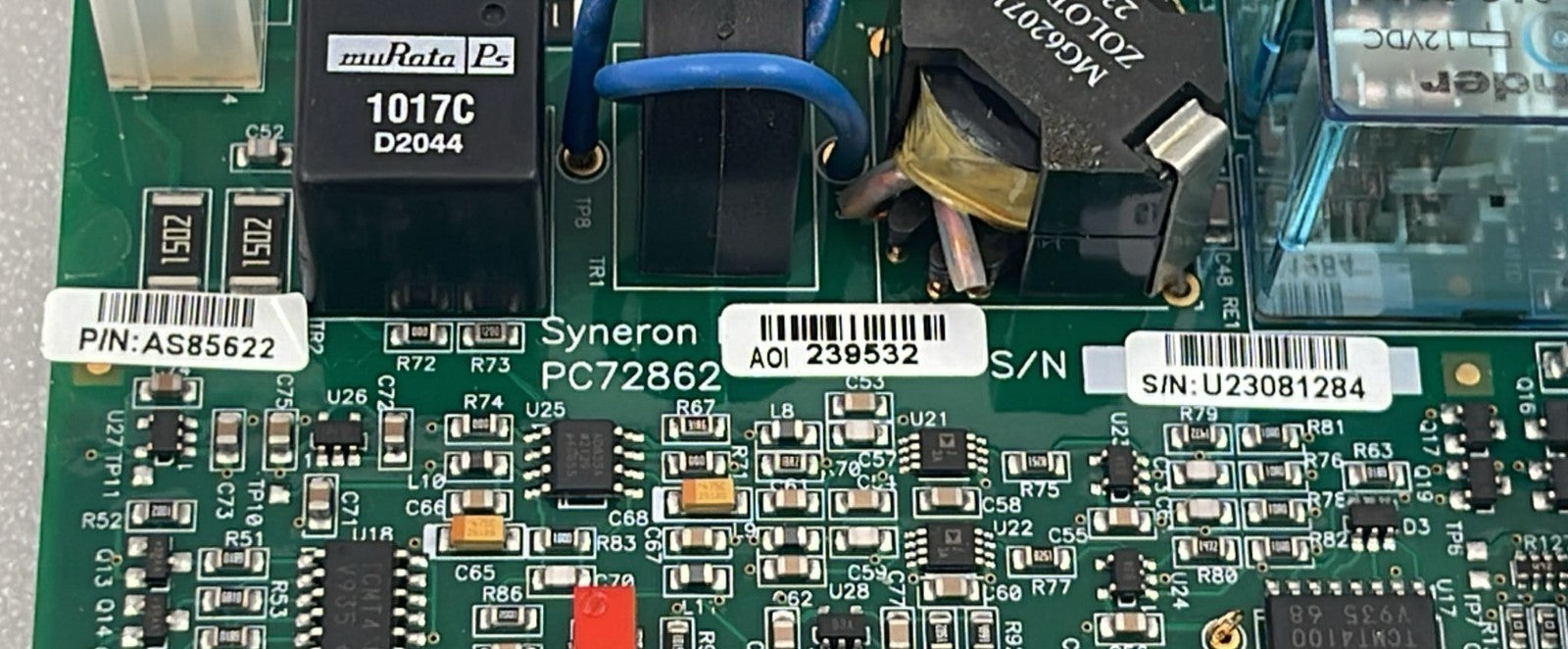 Syneron Candela AS85622 PCB rear solder side view