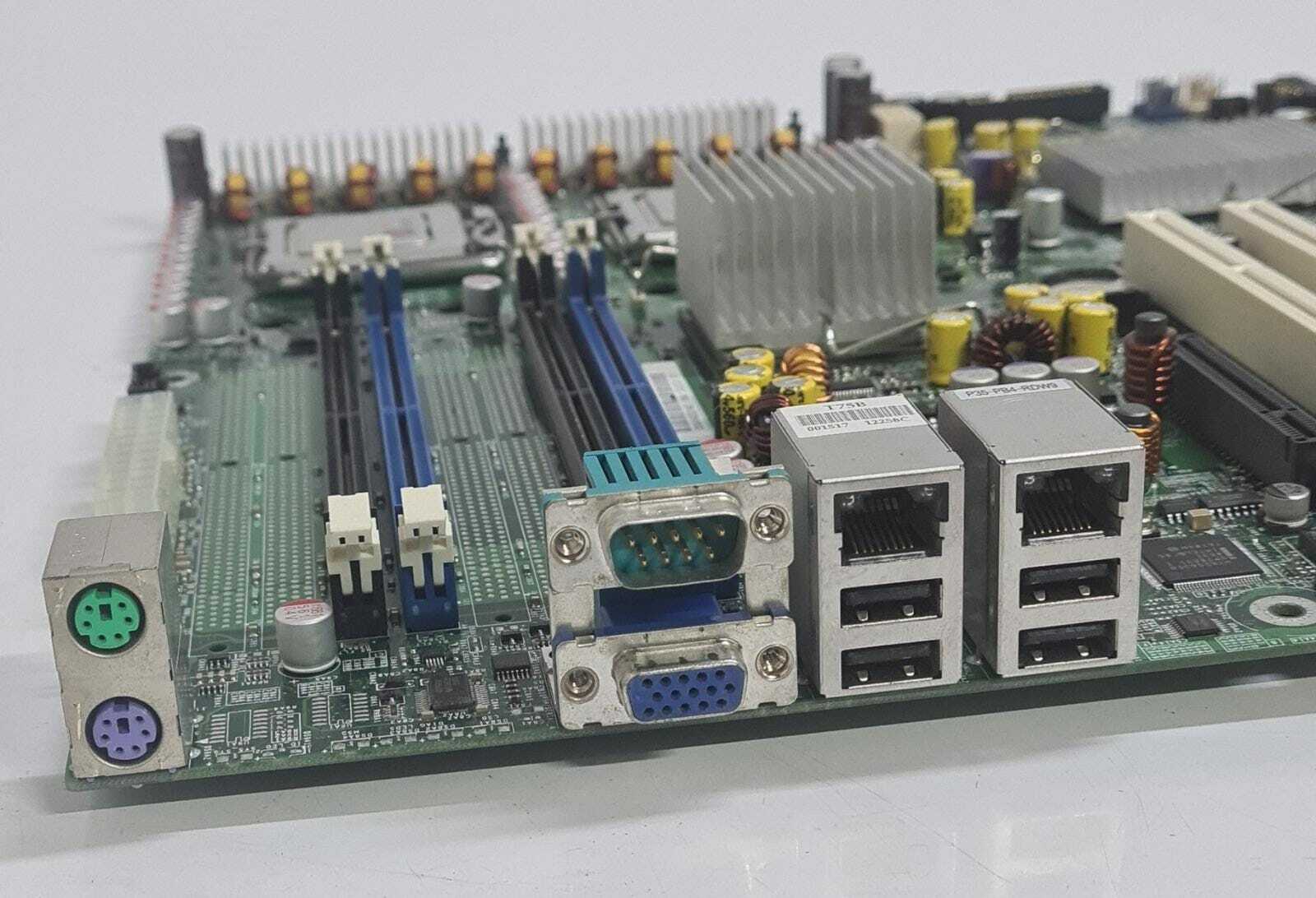 INTEL Server Board S5000VSA DA0T75MB6G4 LGA771 D52032-712 W/ 2* intel 2667DP