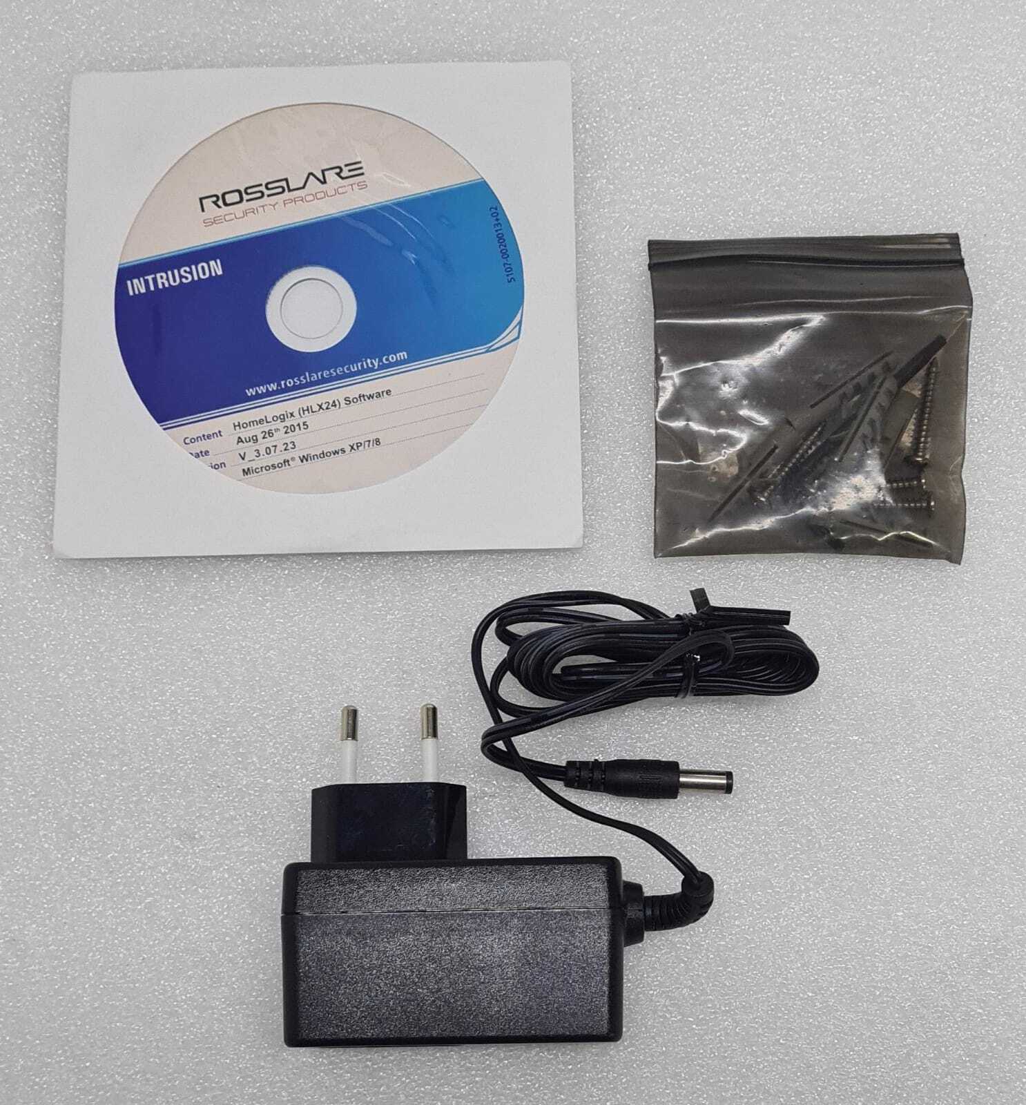 ROSSLARE SECURITY HOME LOGIX HLX-24TGEE 24 Zone Wireless Alarm System W/ CD