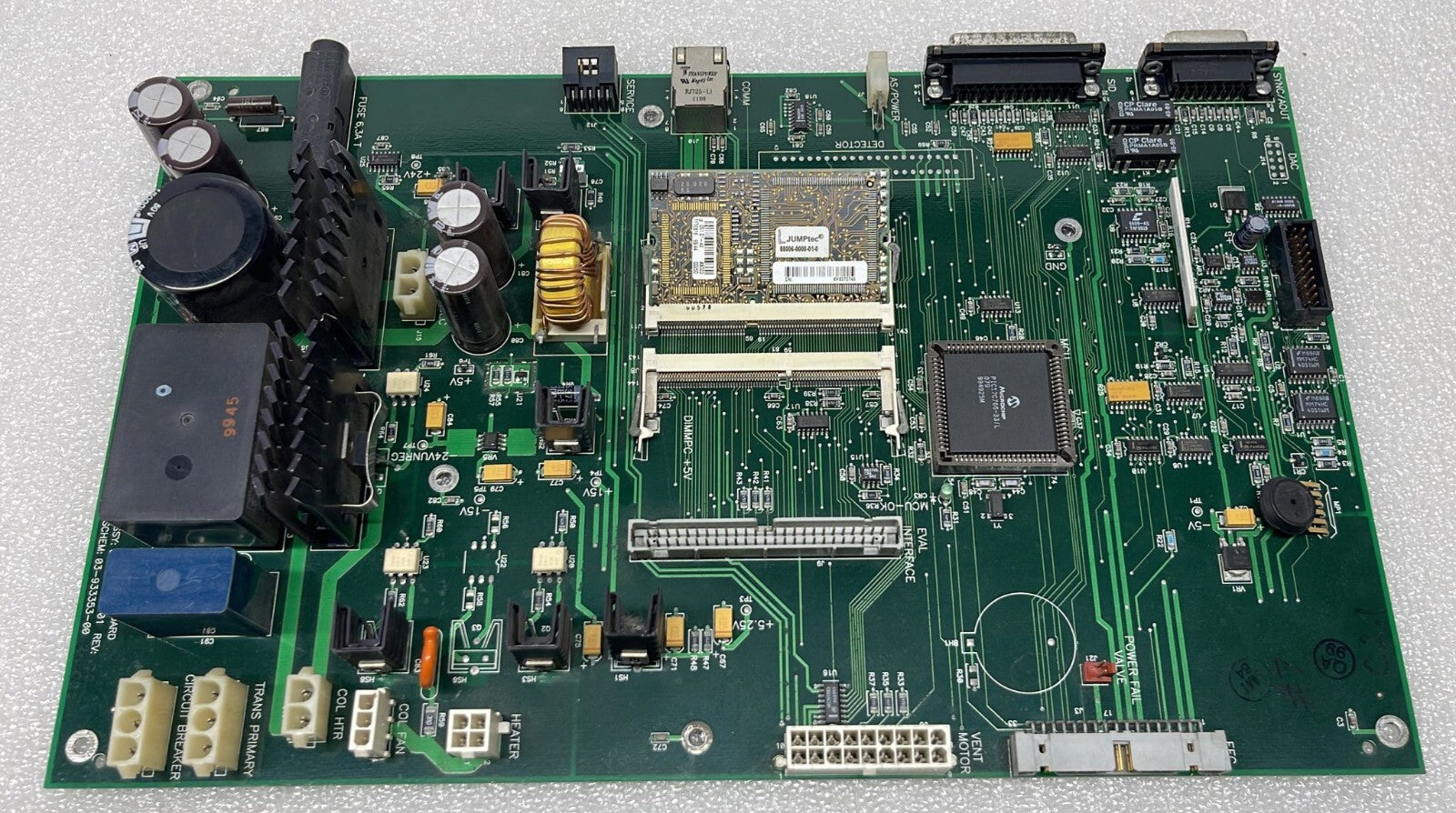 Varian 3900 MAIN BOARD ASSY 03-933350-01 SCHEM 03-933353-00
