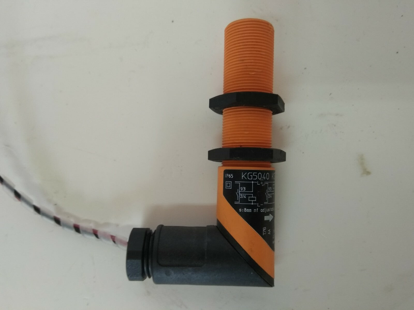 Ifm Capacitive Sensor KG5040 KGE2008-FRKG/NI With Wiring No Nc