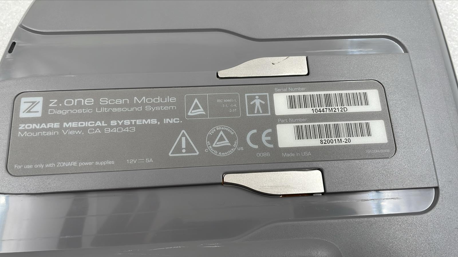 Zonare Z.One Scan Module Engine Ultrasound Z1 System 82001M-20 Z. One