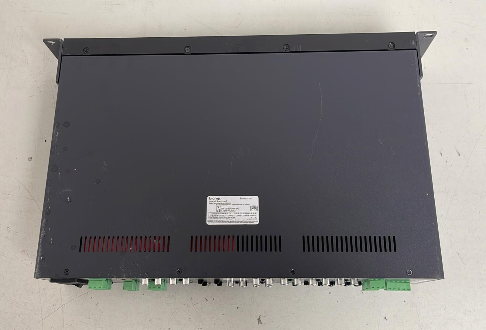 Biamp Prezone 2 Professional Audio Preamplifiers Stereo source zones