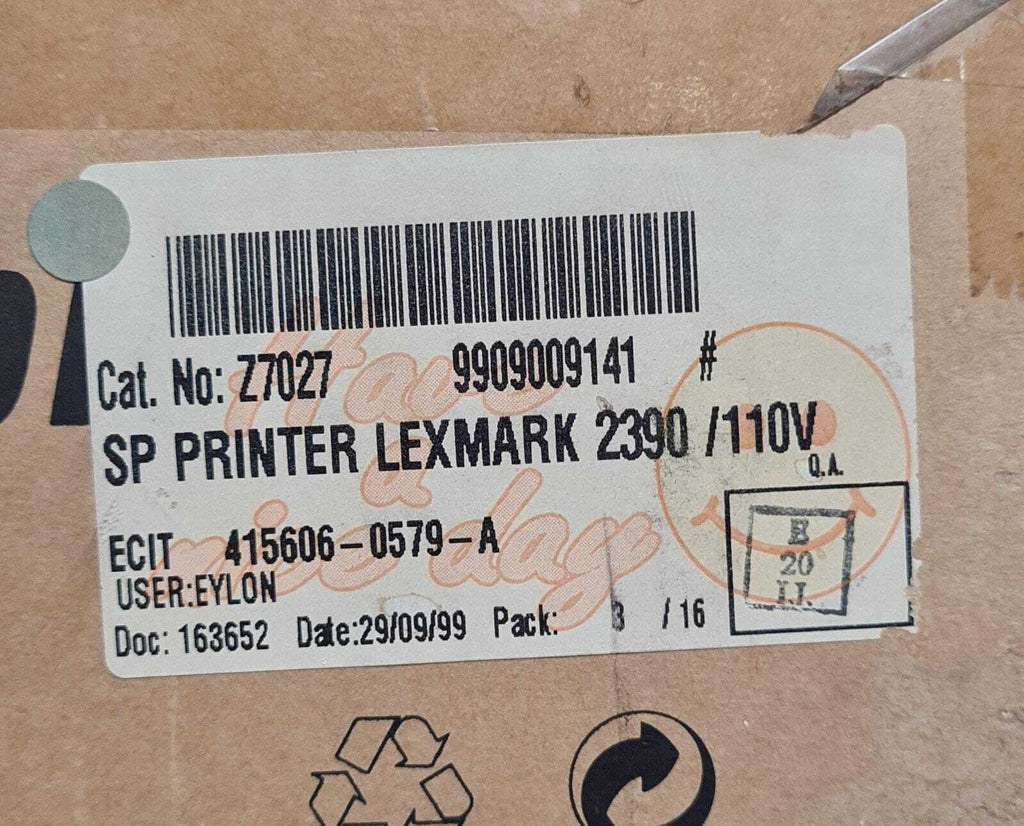 NEW - LEXMARK FORMS PRINTER 2390 PLUS 300CPS DOTPR DOT MATRIX SP 110V