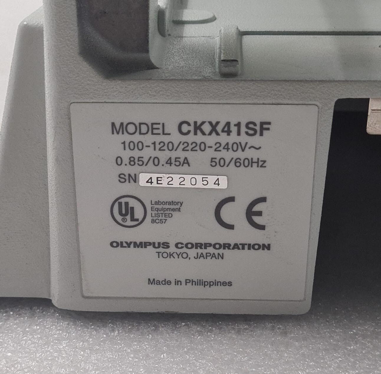 OLYMPUS CKX41 / CKX41SF Inverted Microscope Body