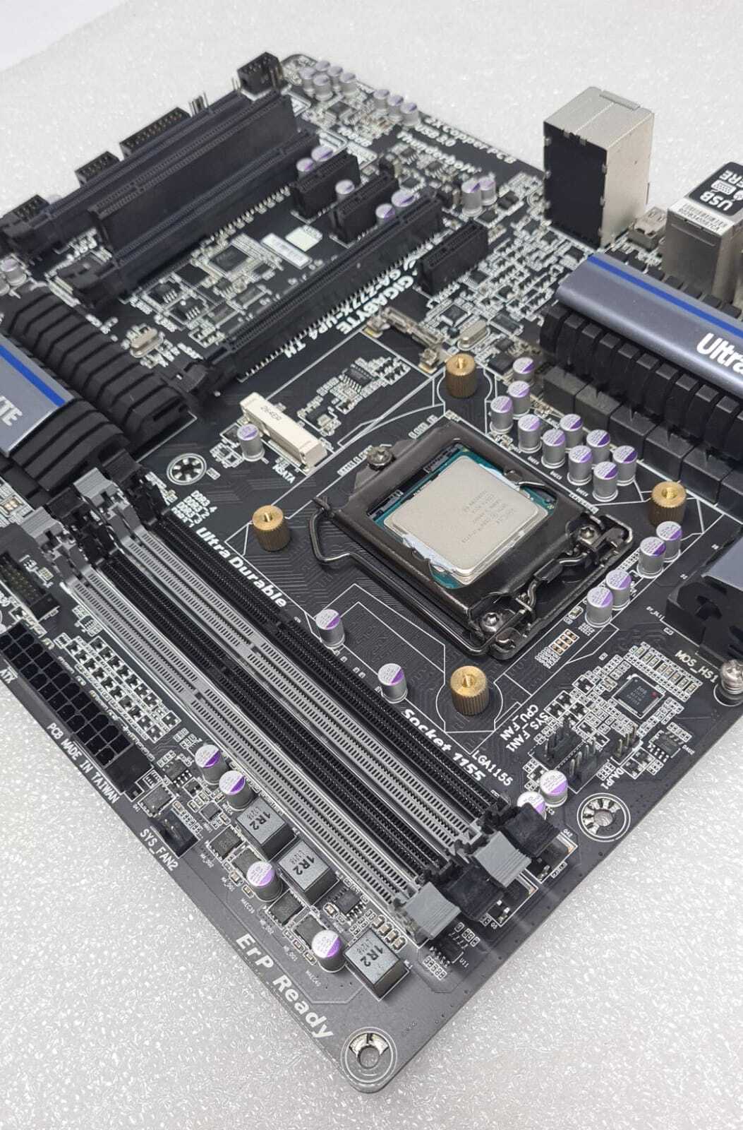 GigaByte Desktop Motherboard GA-Z77X-UP4 TH LGA1155 & Intel i7-3770 & I/O Shield