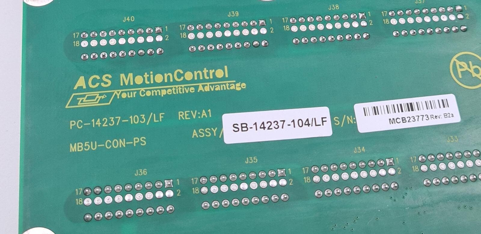 ACS Motion Control MB5U-CON-PS PC-14237-103/LF SB-14237 Module