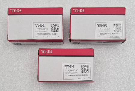 THK SSR20XW1SS linear guide block bearing modules set of 3