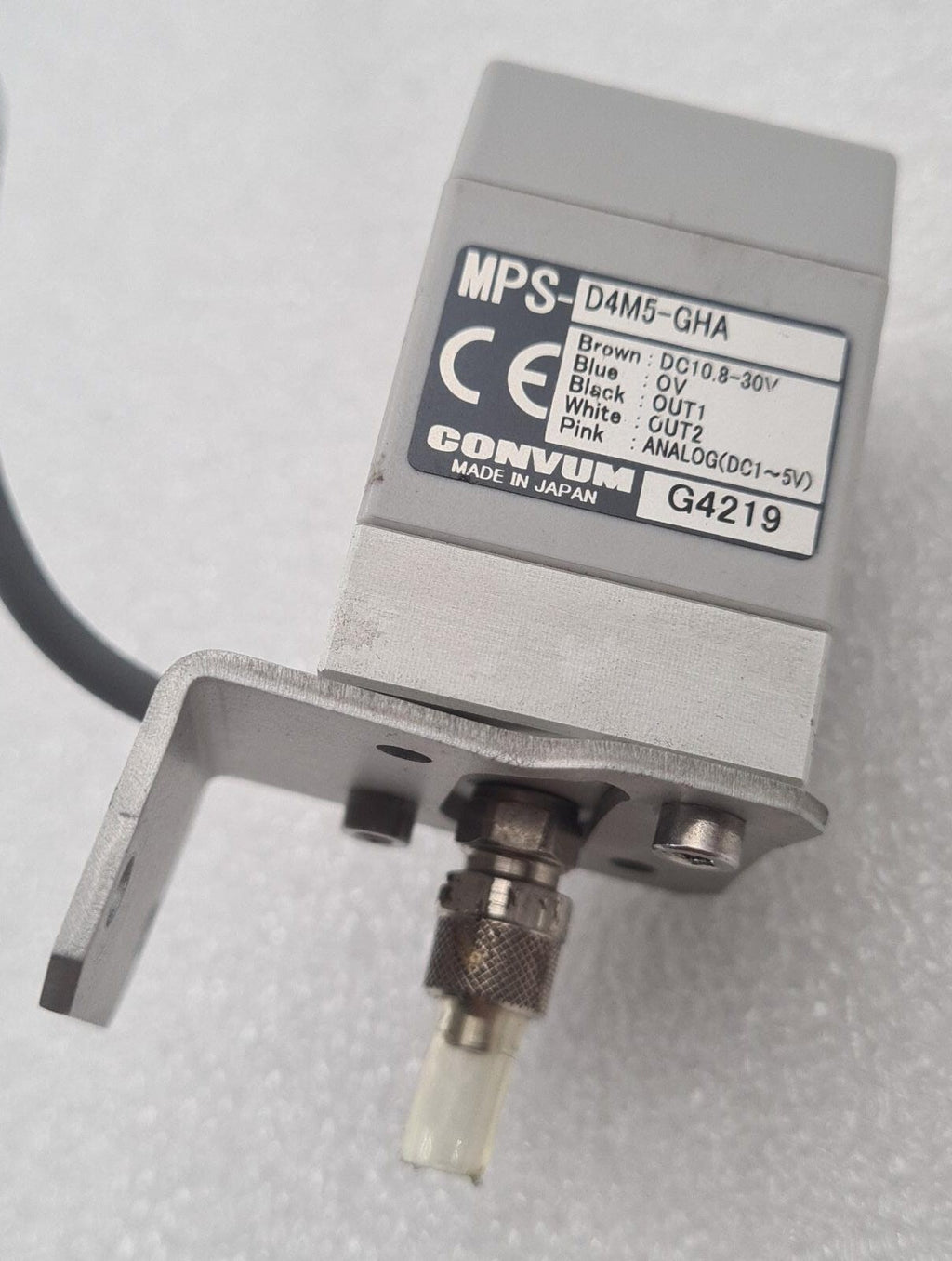 CONVUM MPS D4M5-GHA Vacuum Pressure Flow Sensor DC10.8-30V