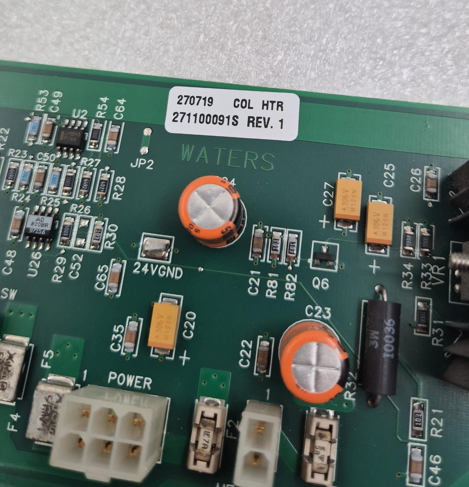 Waters Board 270719 COL HTR Column Heater PCB 270720