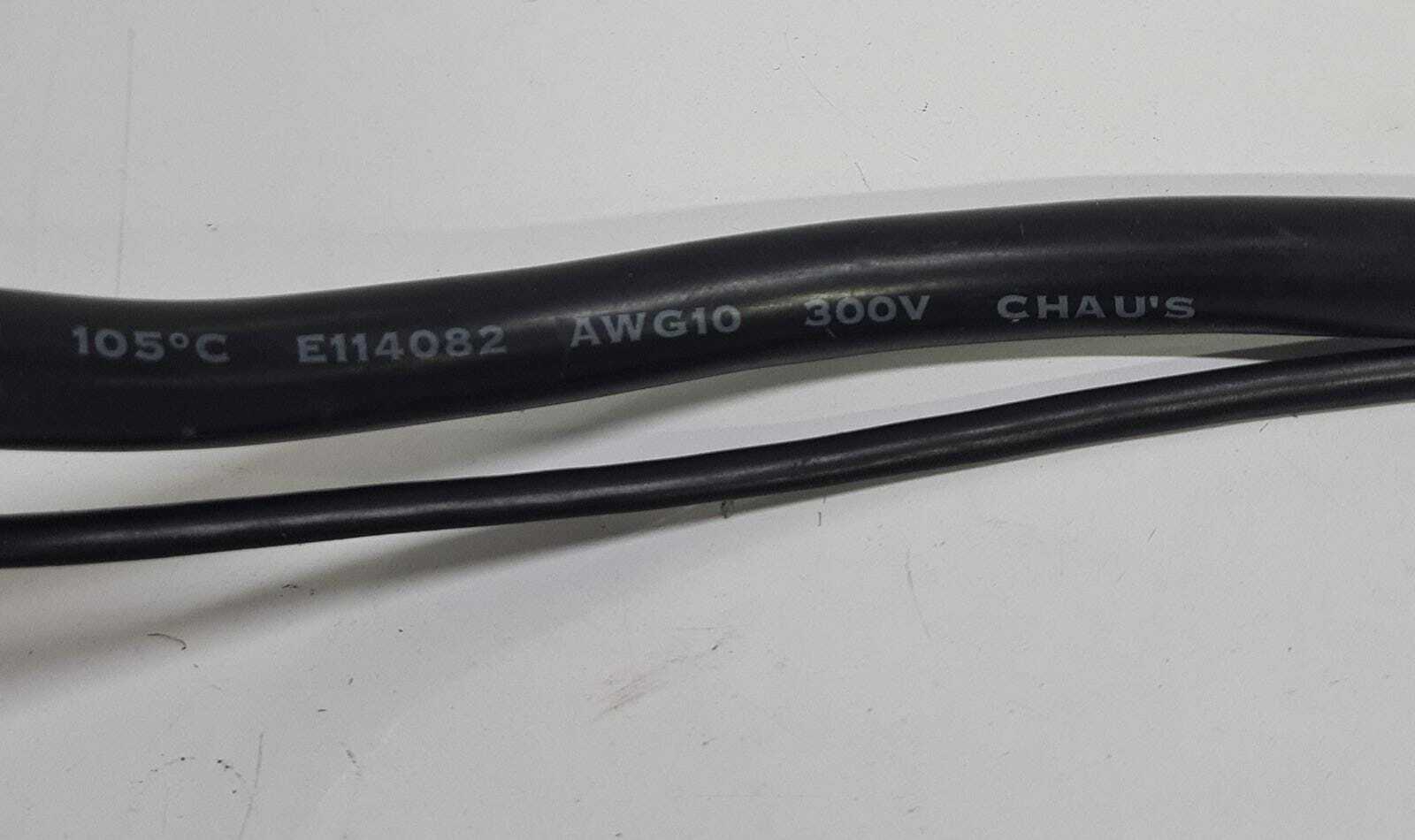 CHAU'S E114082 AWM VW-1 AWG10 5-Prong Battery Connector Cable 300V