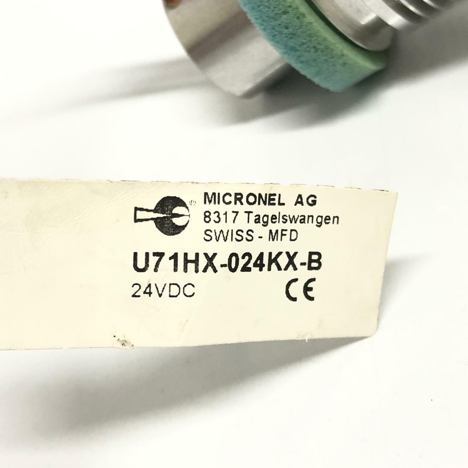 Micronel U71HX-024KX-B Radial Single Stage Air Blower 24V