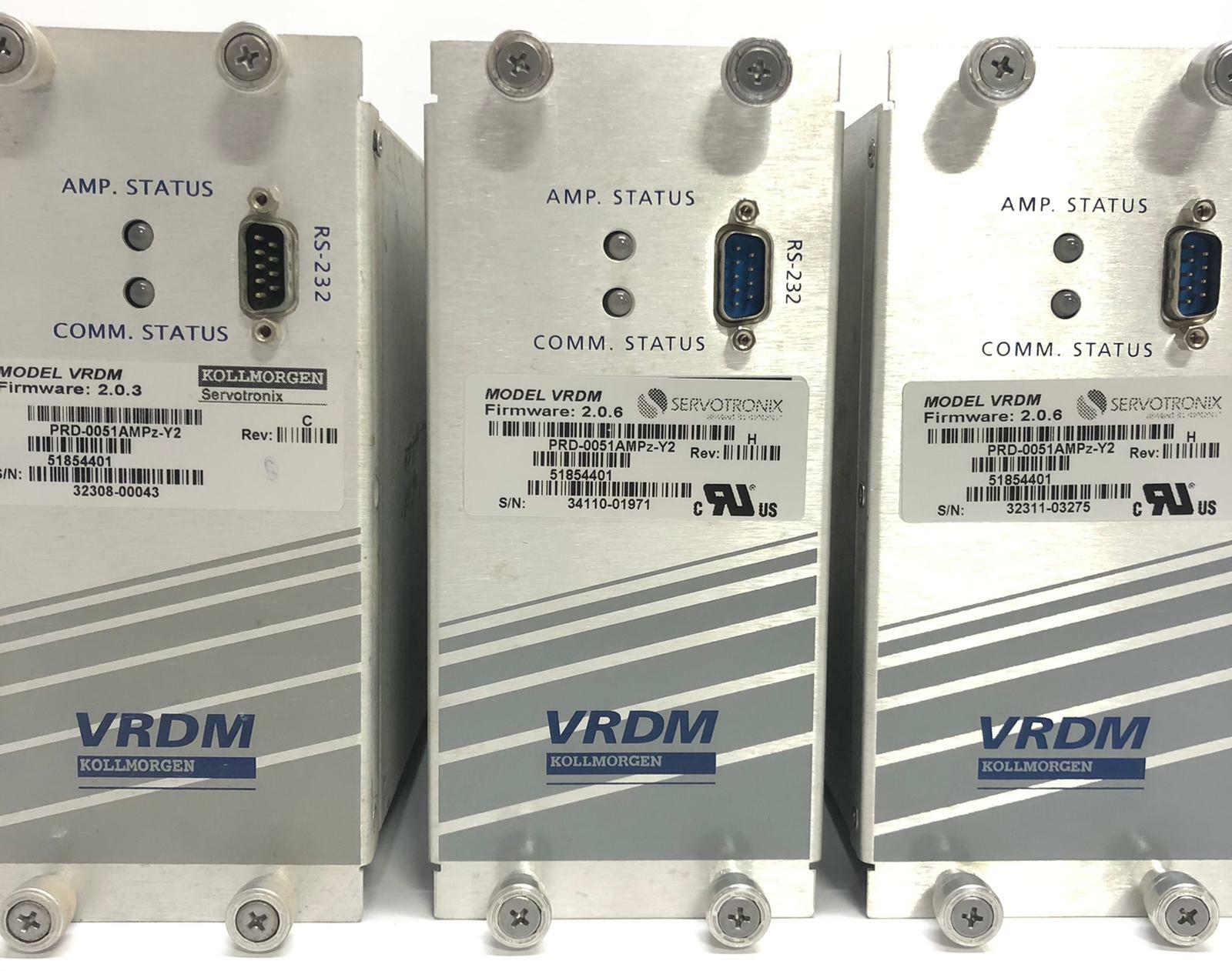 [3 Units] Servotronix VRDM Amplifier 9A PRD-0051AMPz-Y2 - FOR PART