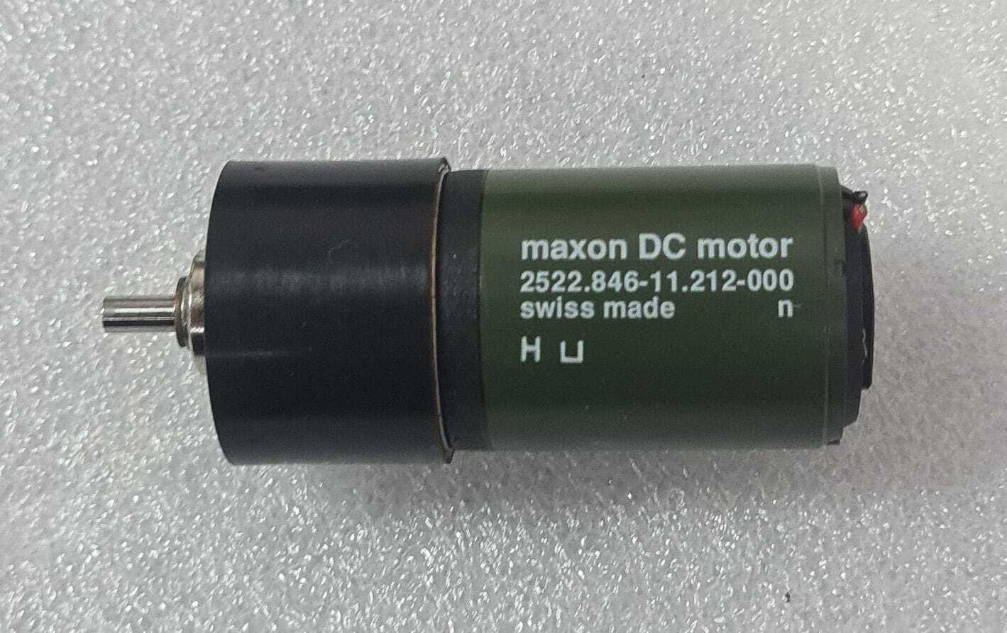 Maxon Motor & Gear Head 2522. 846- 11. 212- 000 & 2924. 814- 0032.0- 000 Swiss