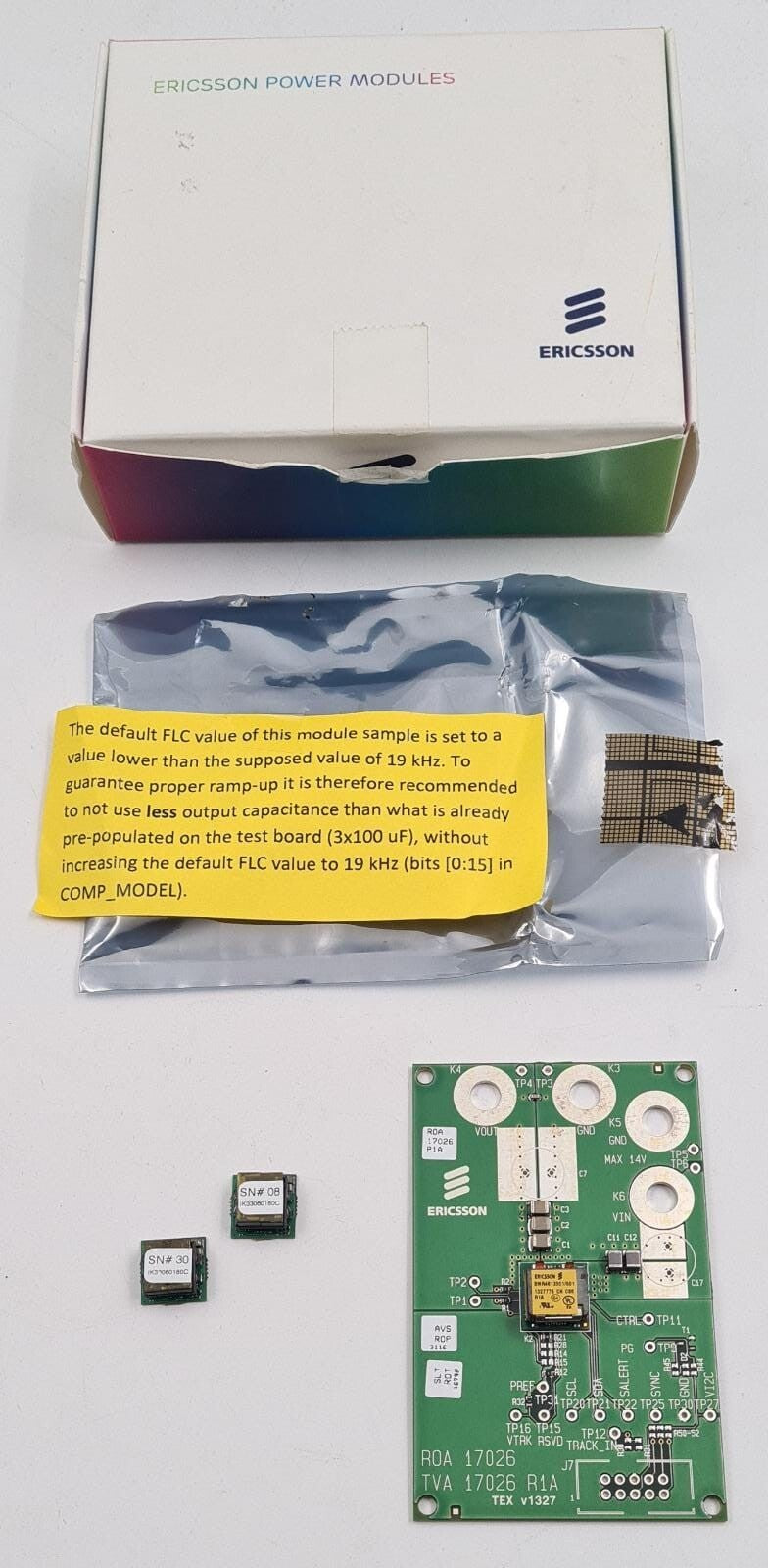NEW - ERICSSON Outputs Evaluation Board ROA17026 TVA17026 R1A