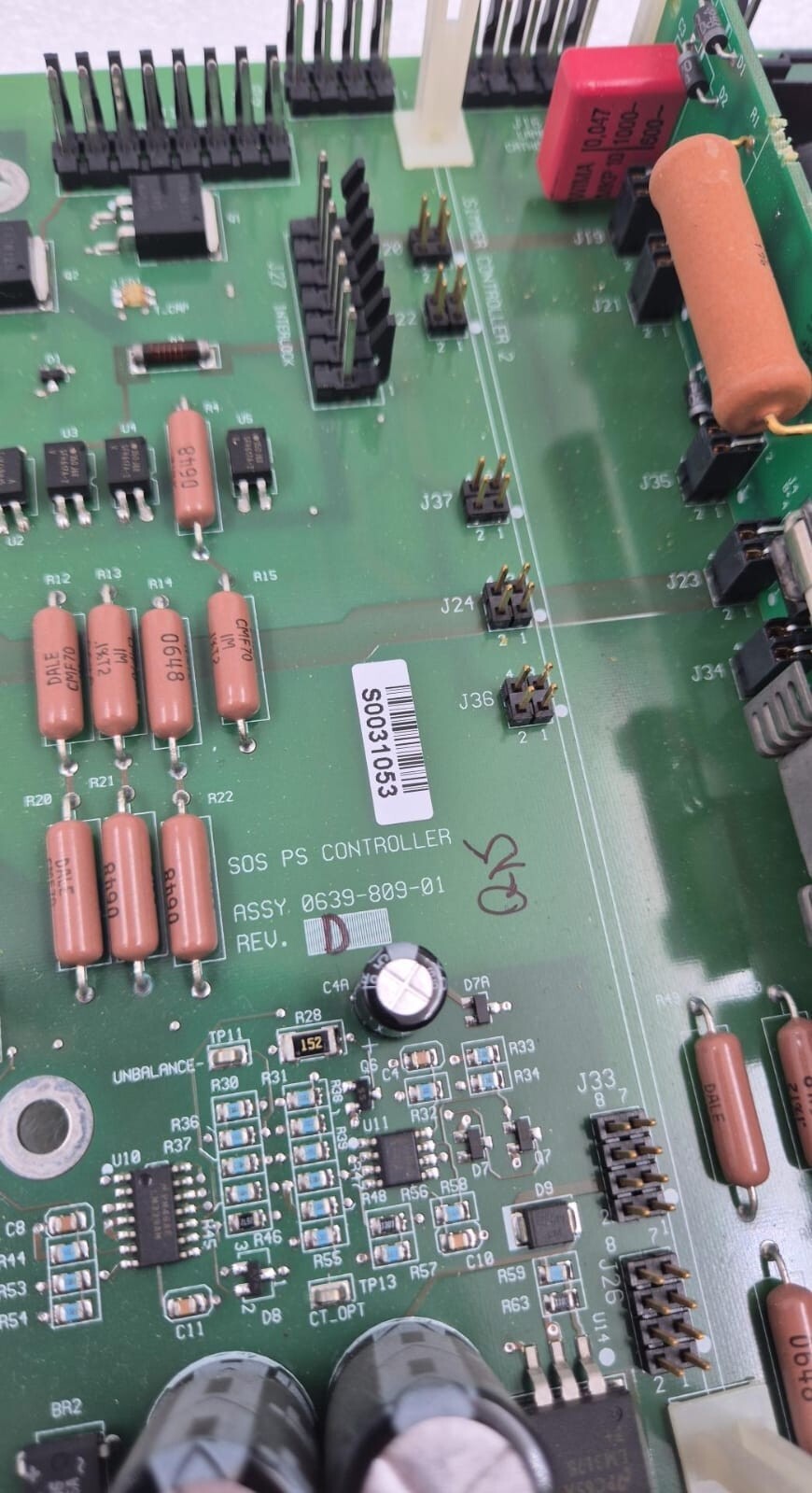 LUMENIS SOS PS CONTROLLER ASSY 0639-801-01 PCB Board for POWERSUITE-20W