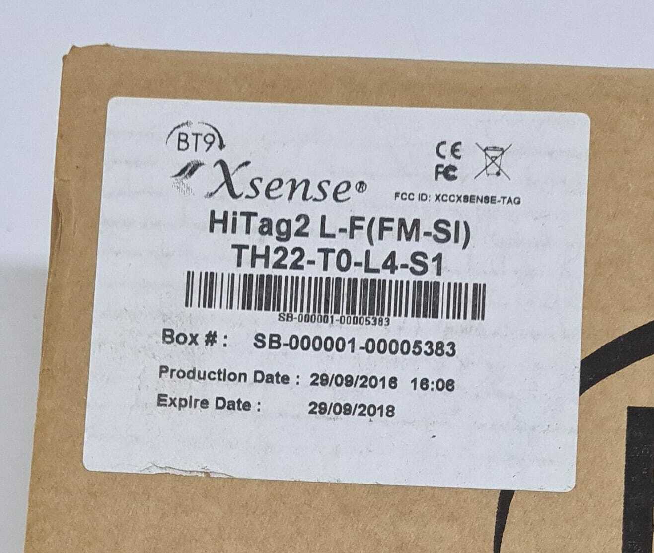 [LOT 27] NEW- Xsense BT9 HiTag2 L-F FM-SI TH22-T0-L4-S1 Temperature and Humidity
