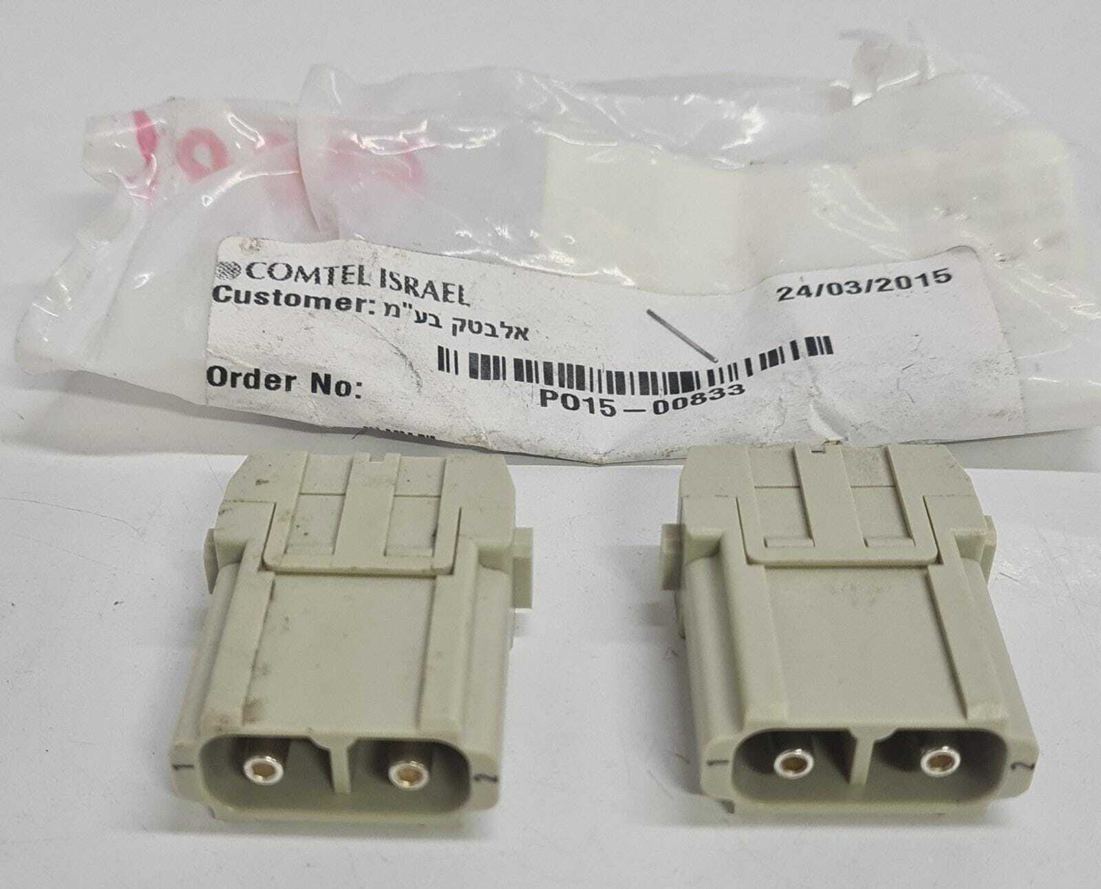 [LOT OF 3] HARTING Han 40 A Axial Screw Module 09140022601 Termination 51A644R01